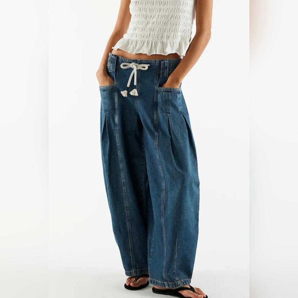 Sage & Fig Wide Leg Jeans, NWT - Picture 4 of 4